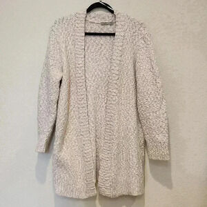 NYC Simple Fuzzy Cardigan Sweater Size M